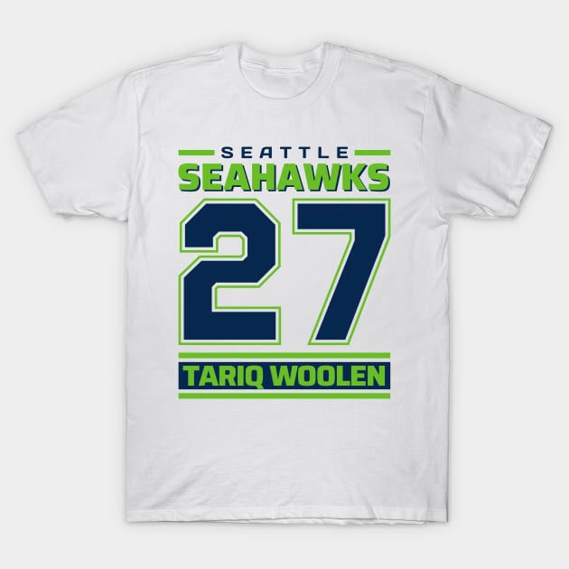 Seattle Seahawks Tariq Woolen 27 Edition 1 T-Shirt by ENTIN 